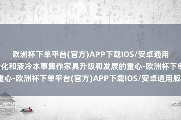 欧洲杯下单平台(官方)APP下载IOS/安卓通用版/手机版将电板大容量化和液冷本事算作家具升级和发展的重心-欧洲杯下单平台(官方)APP下载IOS/安卓通用版/手机版