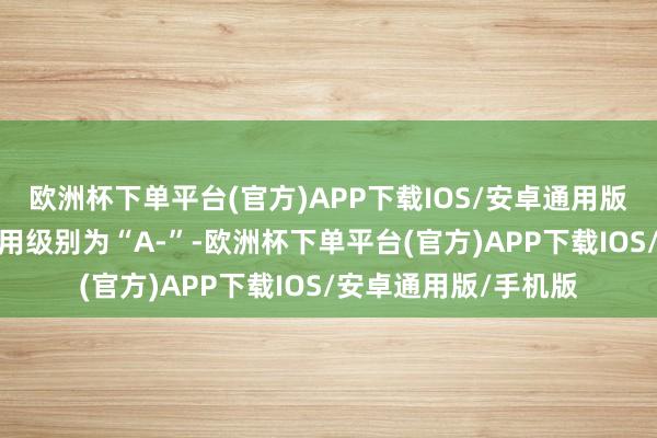 欧洲杯下单平台(官方)APP下载IOS/安卓通用版/手机版文科转债信用级别为“A-”-欧洲杯下单平台(官方)APP下载IOS/安卓通用版/手机版